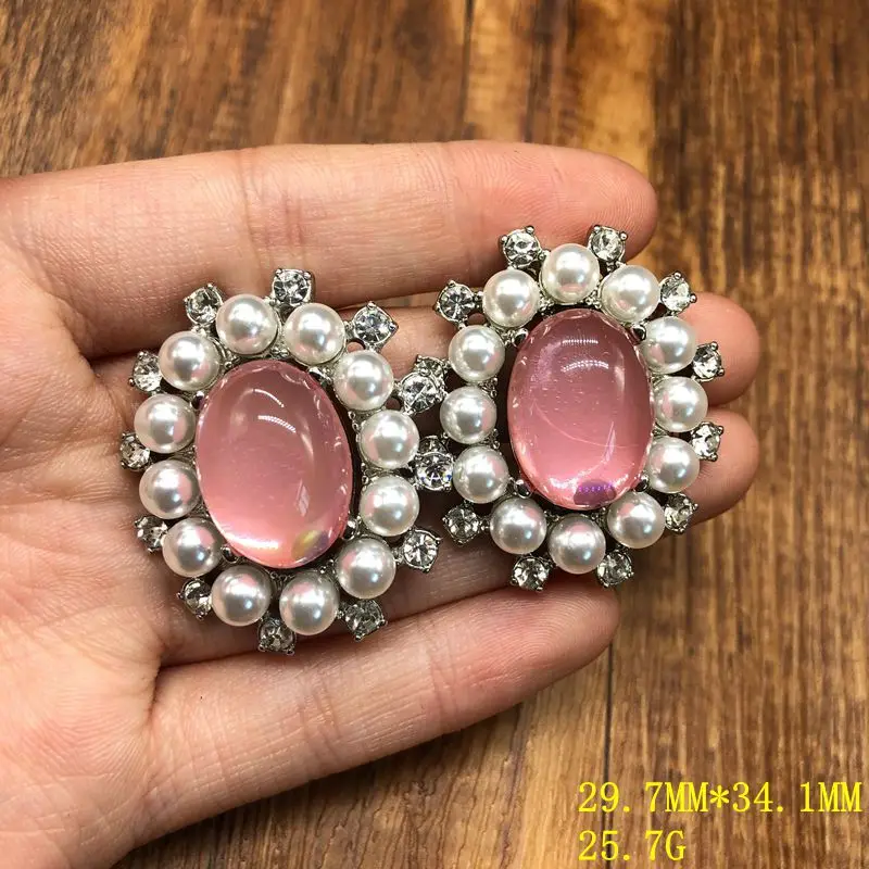 fashion  серёжки sweet pink pink cat eye stone micro-paved  pear versatile earrings