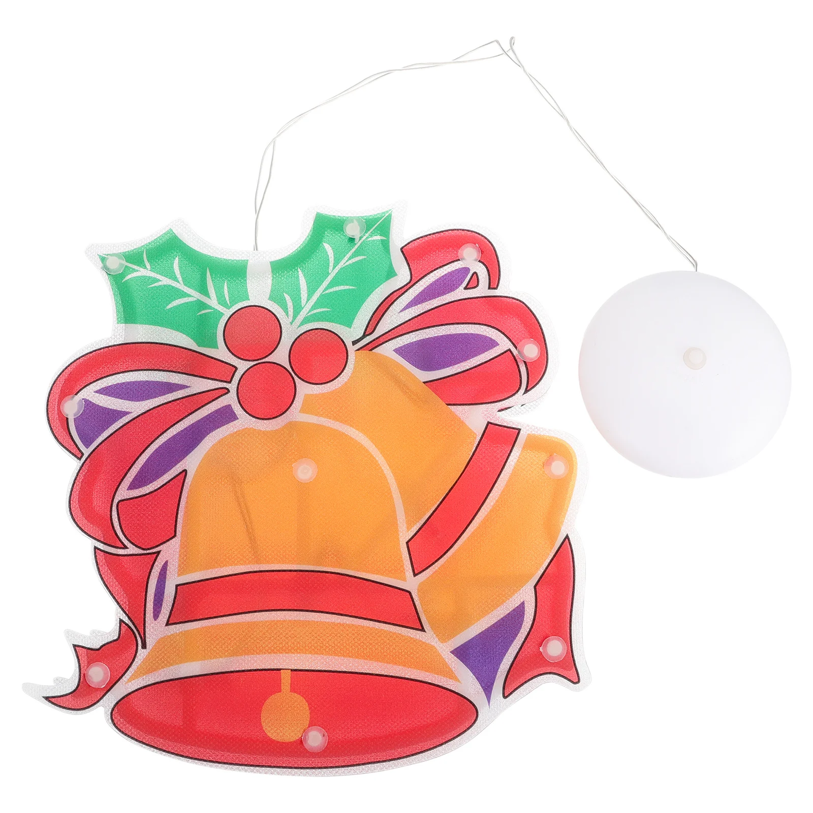 

Christmas Suction Cup Light Pendant Durable Shop Window Hanging Decorative Lamp Party Ornament Suction Light Decorative Lamp