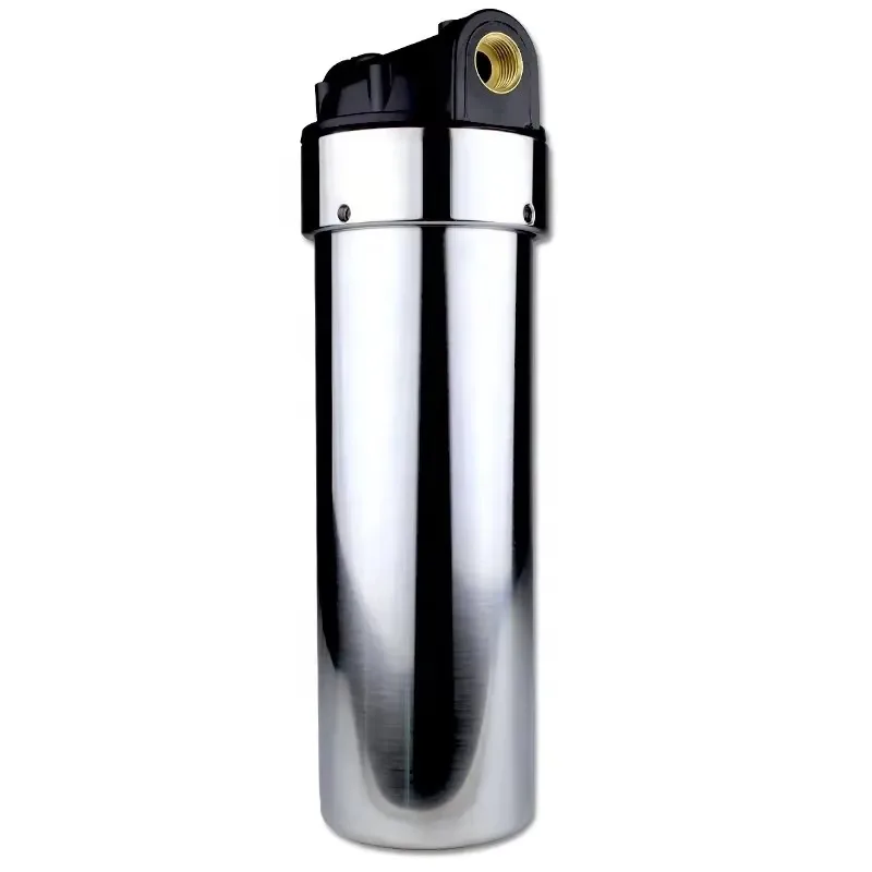 

10-20 inch semi-stainless steel water filter housing corroded by high temperature and high pressure acid