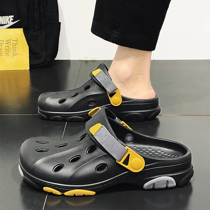 

Summer Man Large-sized slippers Multiple colors are available Leisure Fashion Anti-slip Comfort eva Couple Beach shoes