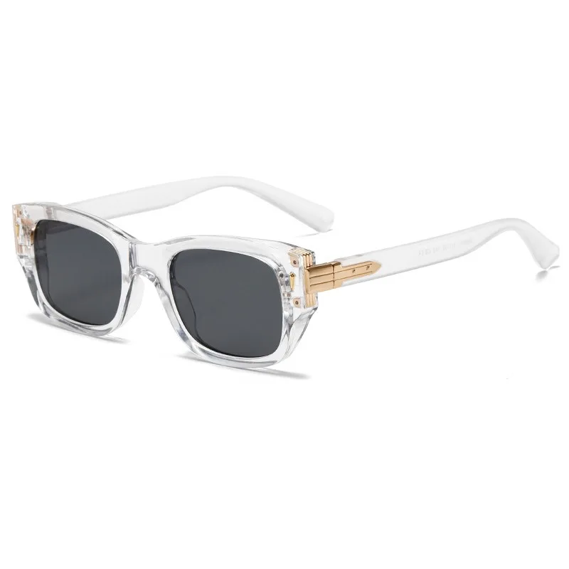 Fashion Rectangle Sunglasses Women Luxury Brand Vintage Small Frame Sun Glasses Ladies Classic Black Square Eyeglasses Oculos image 3