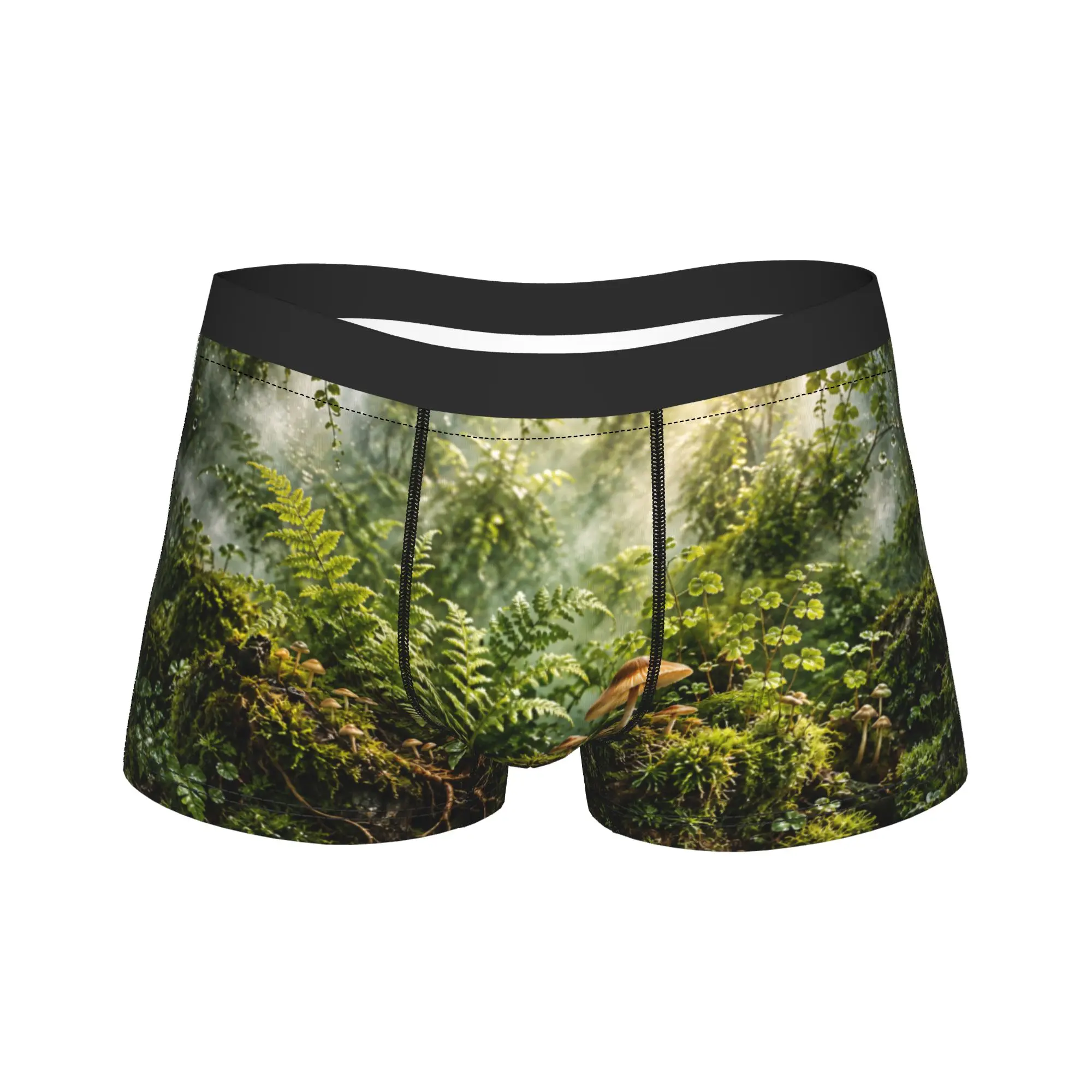 Hidden Forest Moss Terrarium  Men Boxers Briefs Cozy Underwear  Underpants