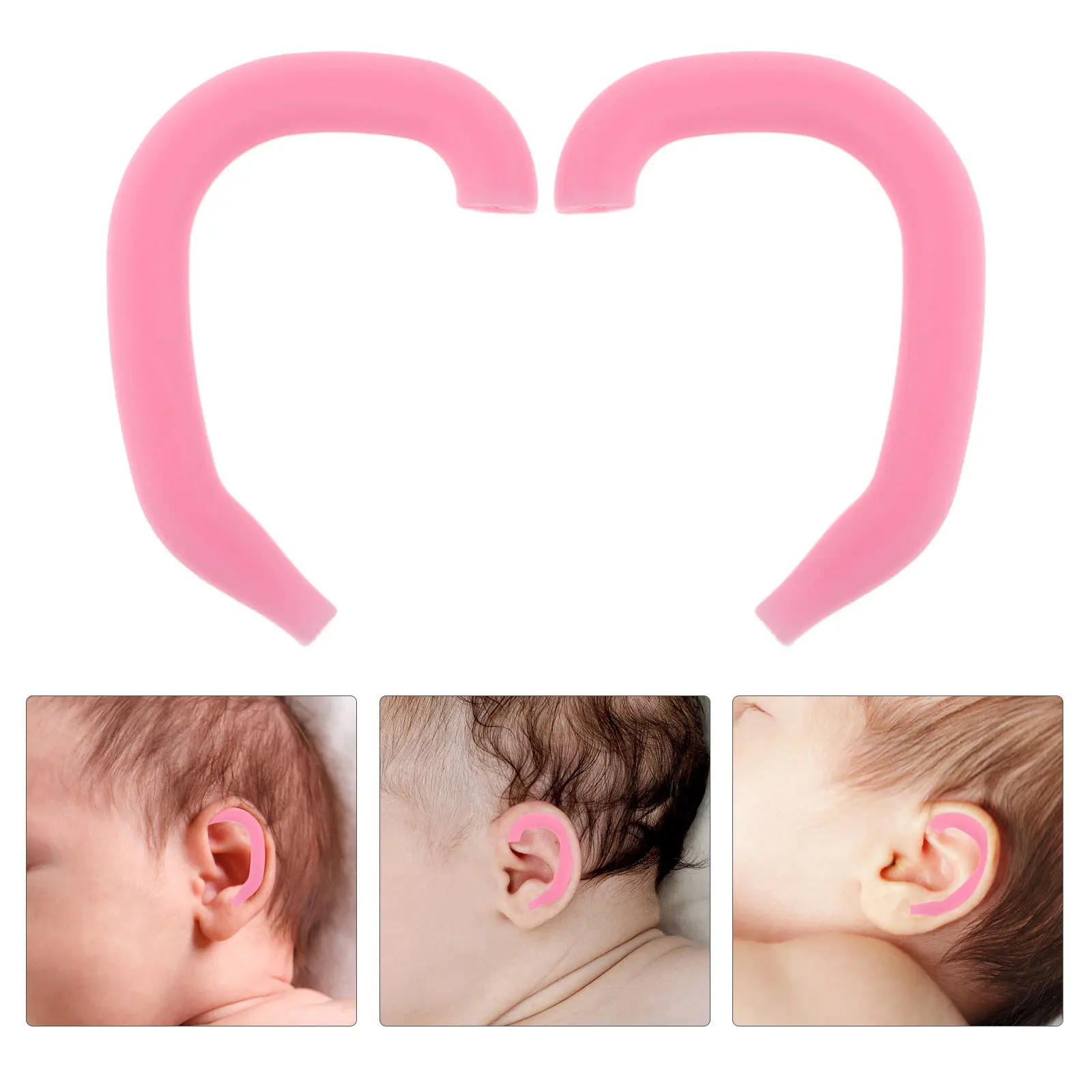 

Children Ear Orthotic Soft Silicone Corrector Kids Ear Folding Trainer Posture Support Device Comfortable Wear