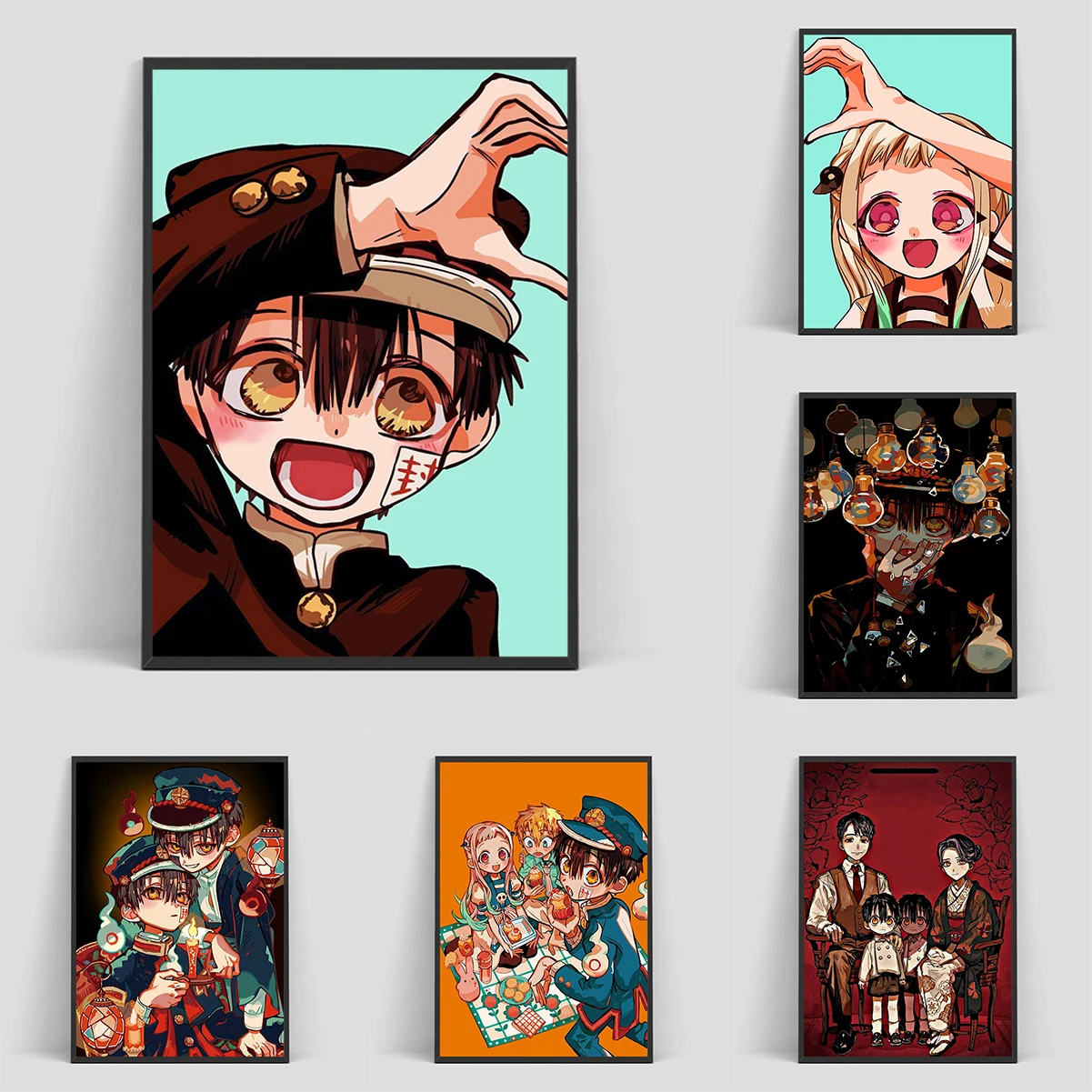 

Anime Toilet-bound Hanako-kun-Cartoon Poster Interior Posters Room Decor Decorative Wall Sheets For Home Decoration