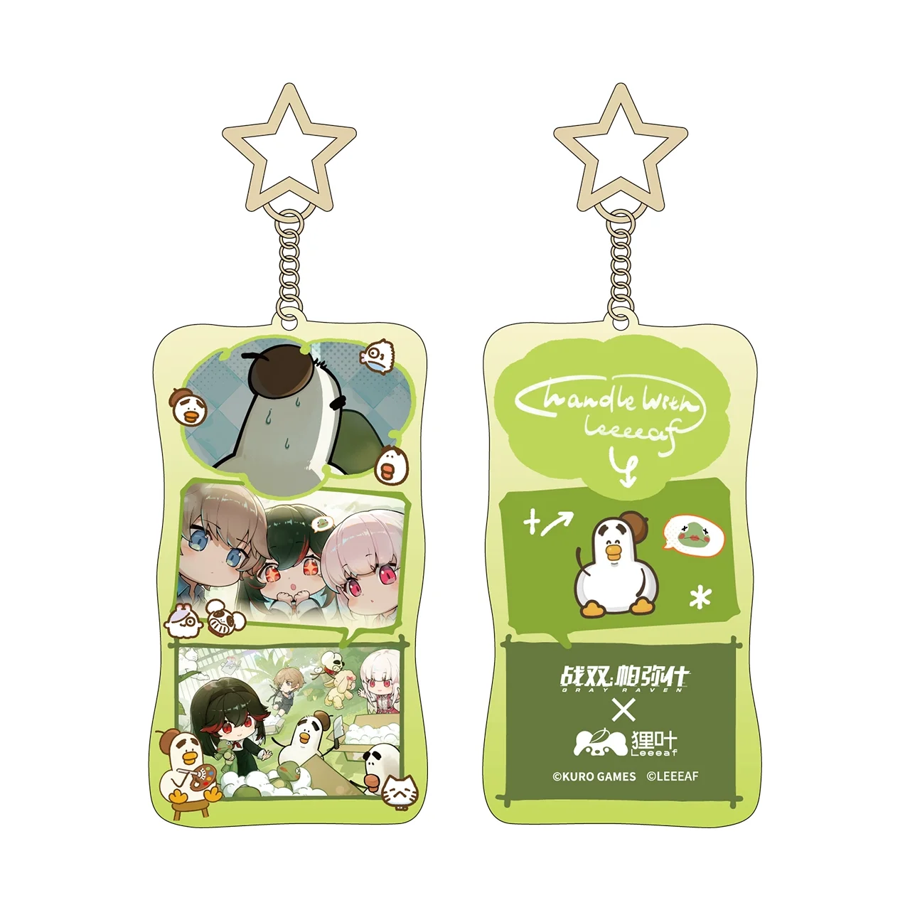 

Presale Sunsyea PUNISHING: GRAY RAVEN Official Merch Grating Acrylic Pendant Lucia Lee Liv