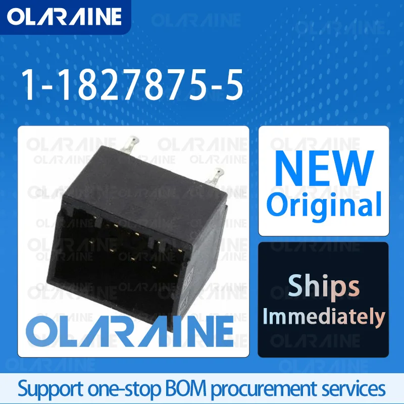 

10/50/100Pcs 1-1827875-5 100% brand new and original IC chip Headers and wire housings Connector 10 Position