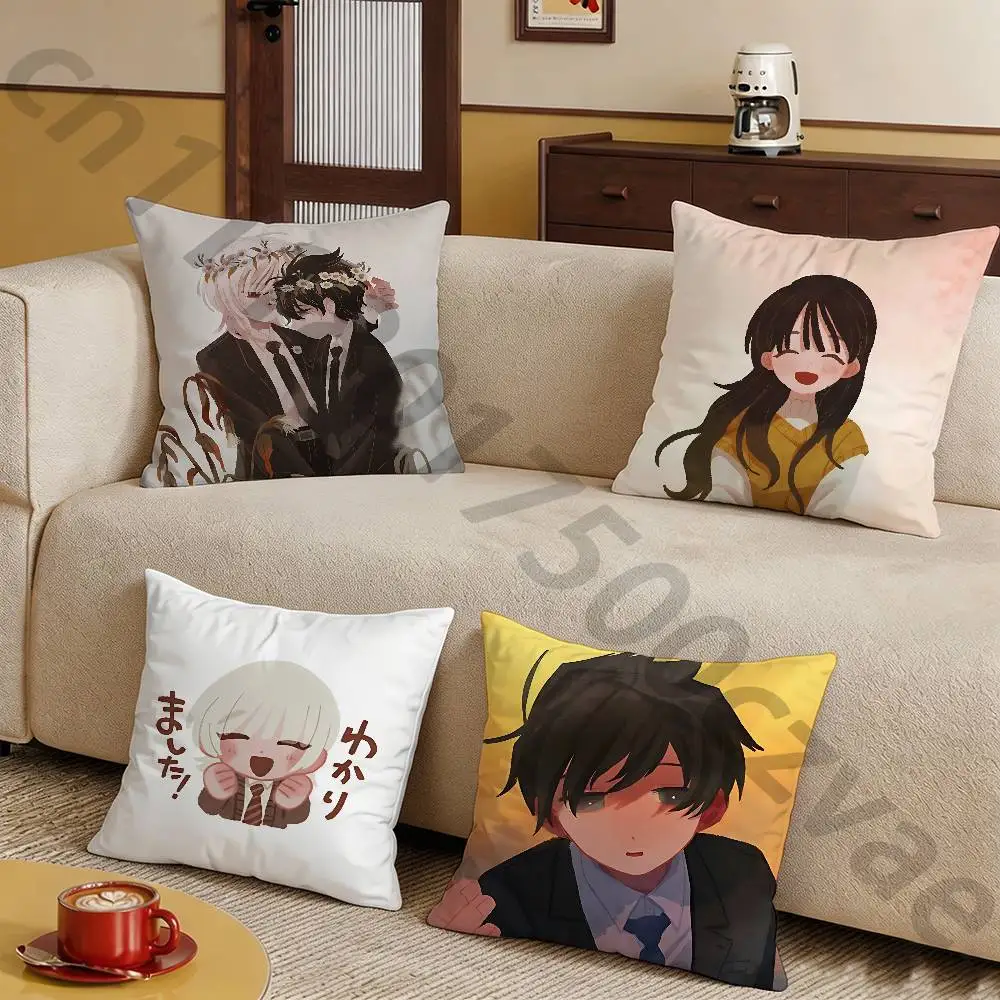 S-Saihate S-Station Pillow Case Sofa Living Room Bedroom Headboard Backrest Cushion Square Cushion Nap Time