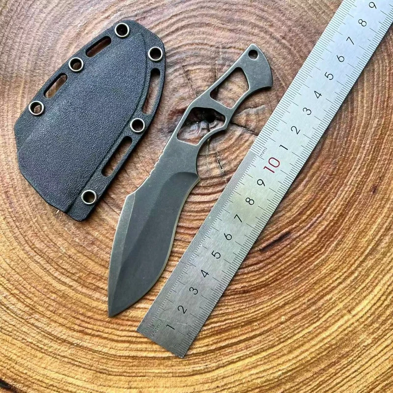 

Portable Mini Straight Fixed Blade Whole Steel Outdoor Pocket Camping Knife Hunting Survival Tactical Fruit Knives EDC Tools