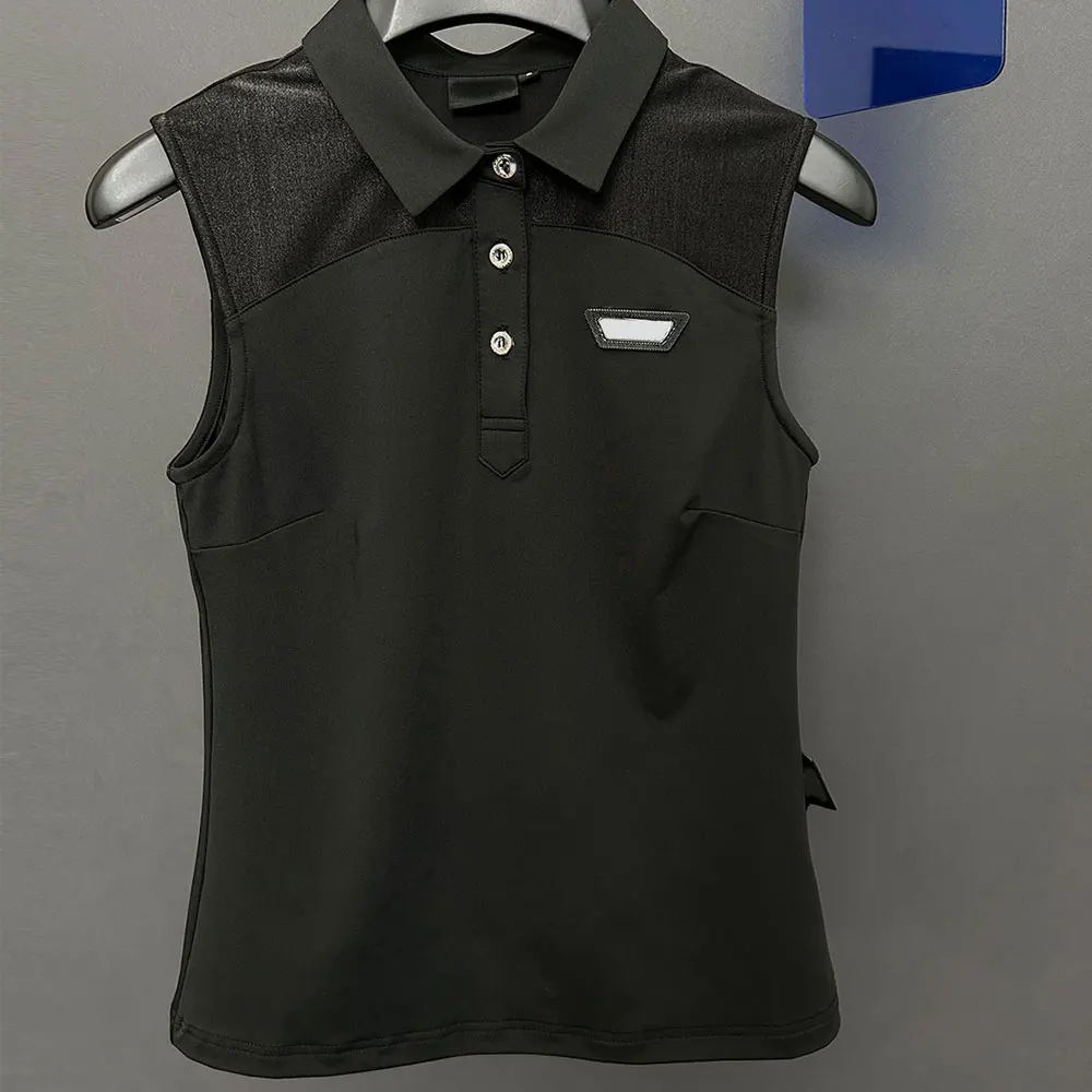 2025 New Women\'s Golf Sleeveless T-shirt, Golf Sports Shirt, Comfortable, Breathable, Quick Drying, Free Shipping