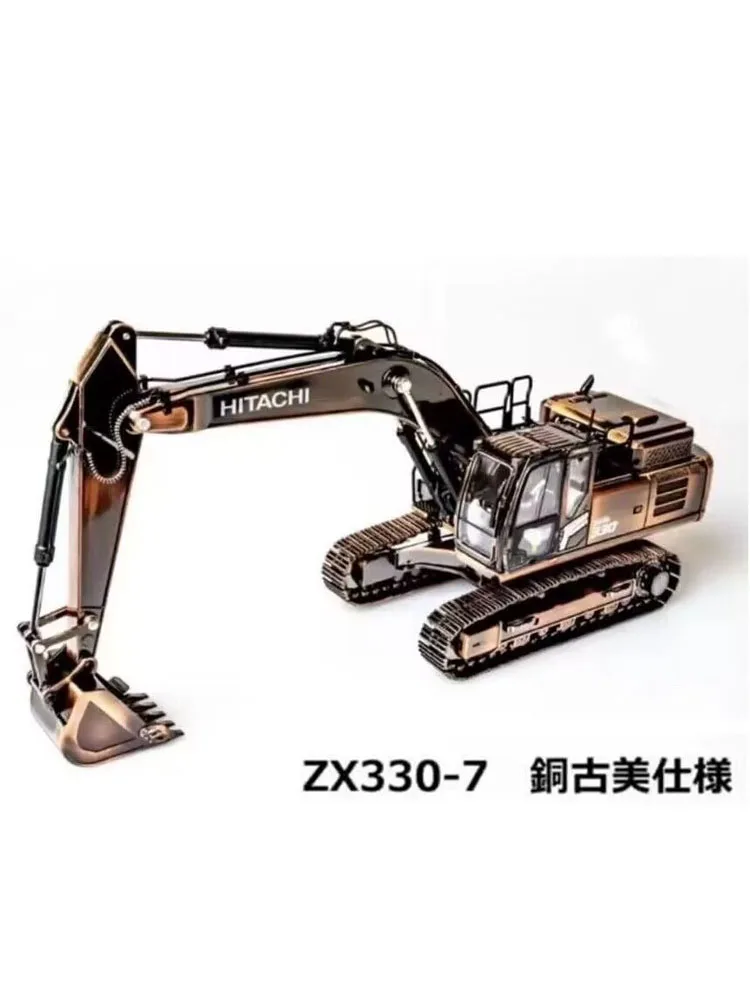 

1/50 игрушечная инженерная модель из сплава, сбор-ZX330-7, открытая дверь-экскаватор-подарок на день рождения для мальчика, украшение сцены