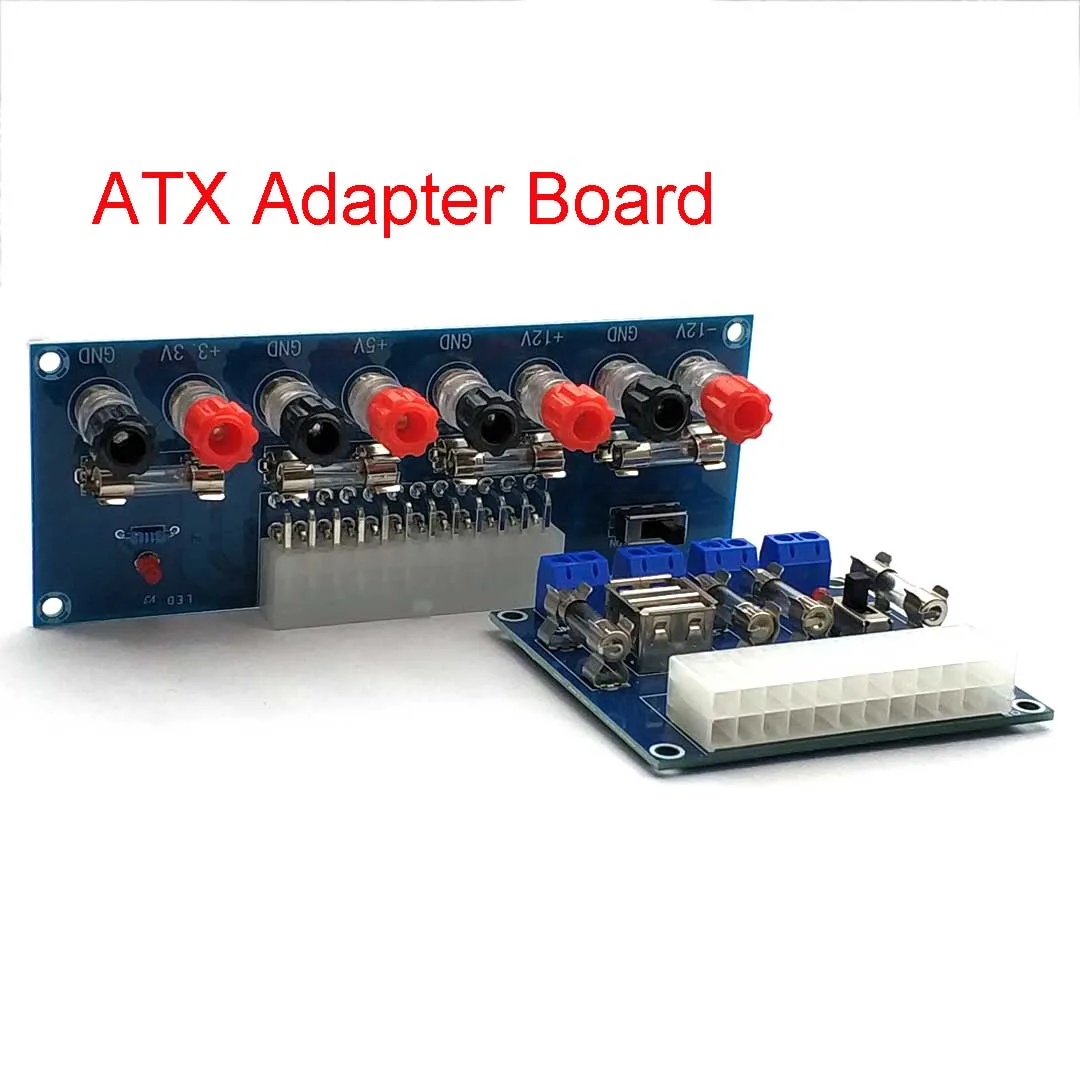 XH-M229 Desktop PC Chassis Power ATX Transfer To Adapter Board Power Supply Circuit Outlet Module 24Pin Output Terminal 24 Pins