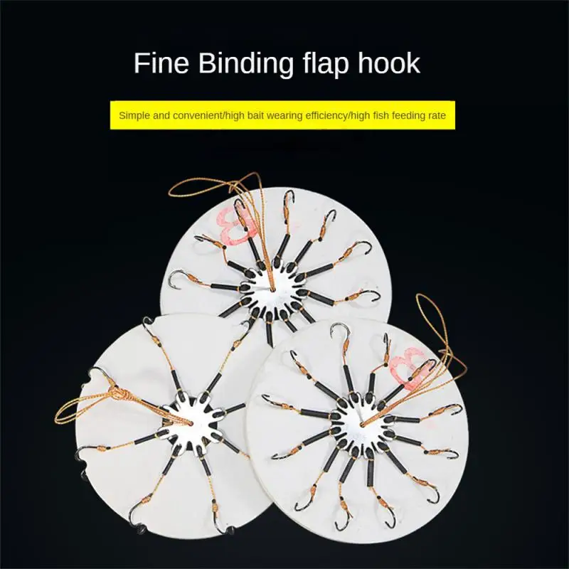 الكثير من خطافات الصيد لطعم سمك الشبوط ، مجموعة من الخطافات مع خط الصيد ، مضاد للانفجار ، خط pe مع خرطوم ، خطافات الكربون الصلب