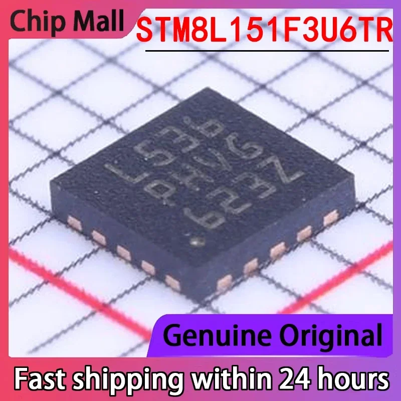 

1PCS New STM8L151F3U6TR Package UFQFPN-20 MCU Microcontroller Chip Original Stock