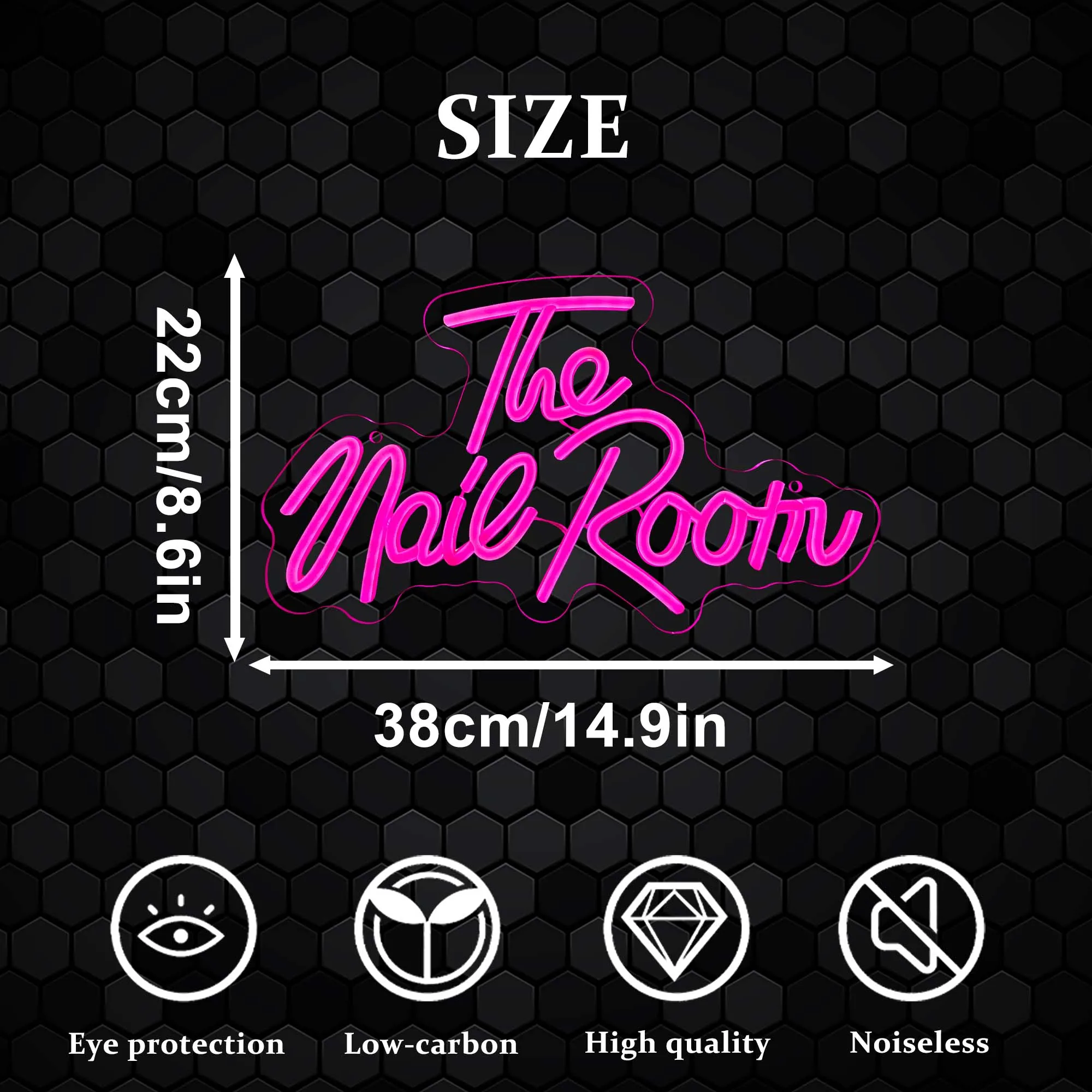 The Nail Room Neon Sign regalo di natale personalizzato LED Light Beauty Room Wall Decor per Lady Lashes Nail Shop Room decorazione della camera da letto