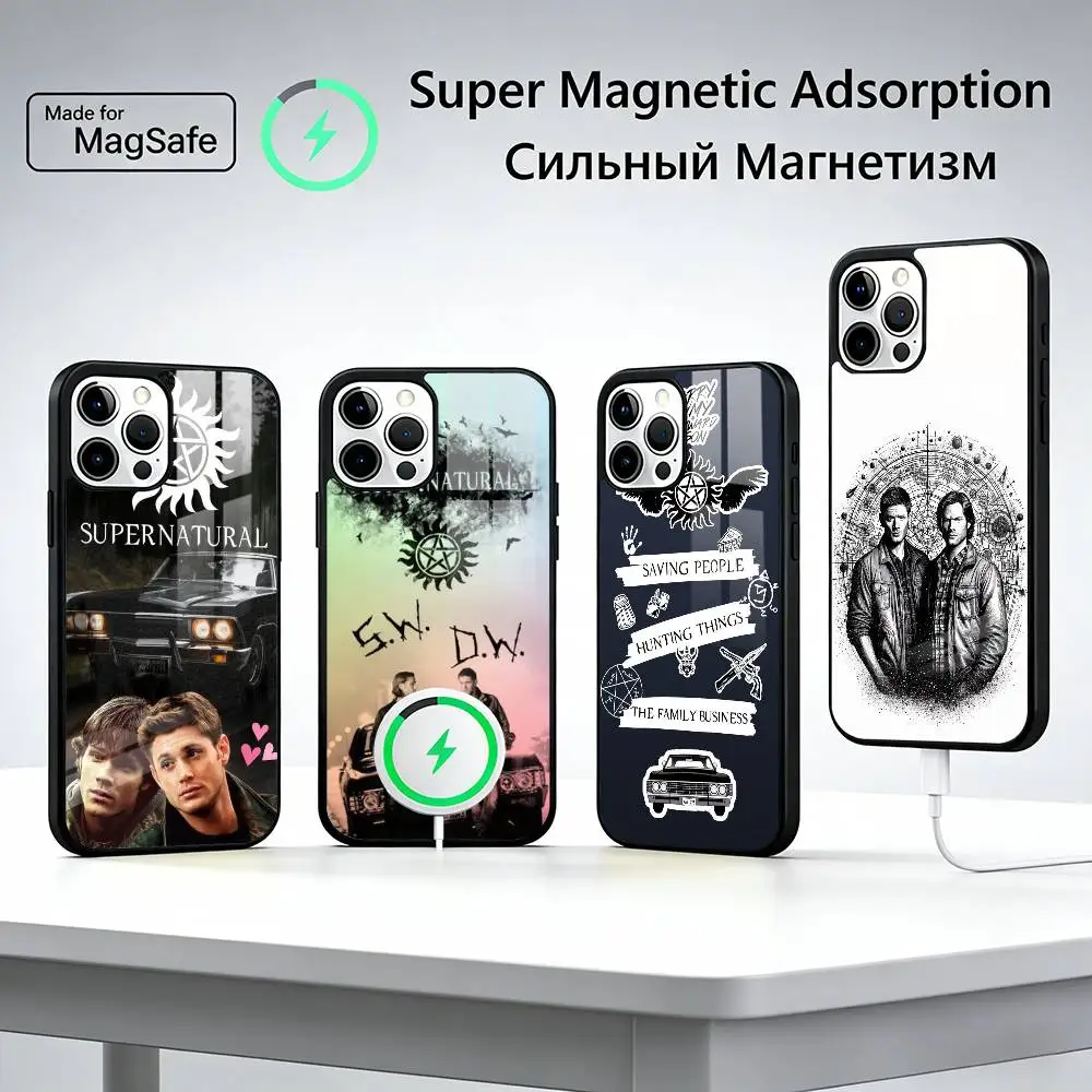 

Hot TV S-Supernaturals Phone Case For iPhone17,16,15,14,13,12,11 Plus,Pro Max, New Magnetic Wireless Charging