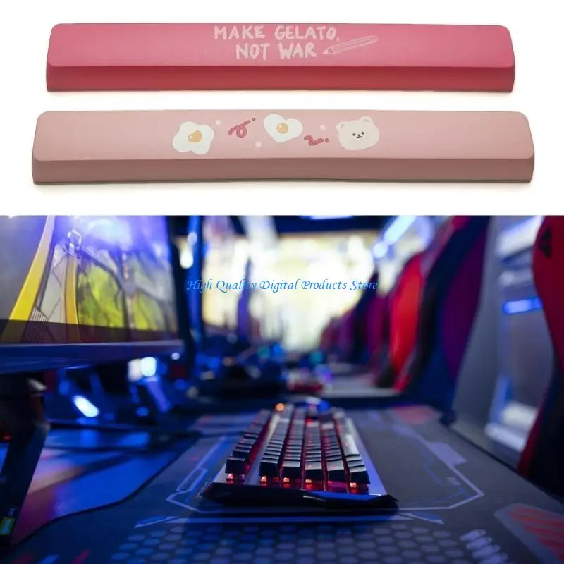 U2je Ergonomic 7u vervangende ruimtebalk KeyCap voor meeste mechanische toetsenborden KeyCaps