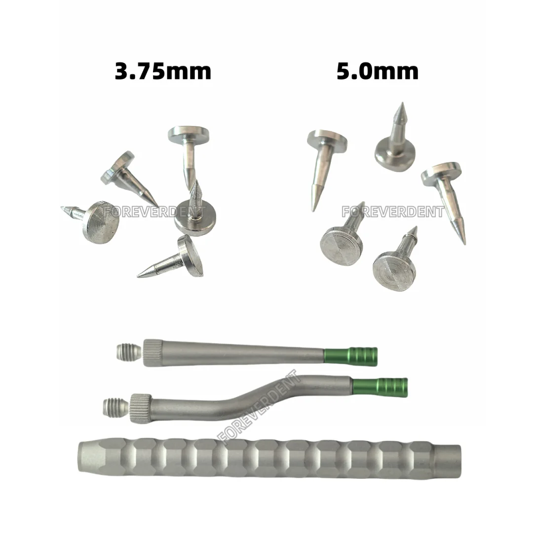 

Стоматологические штифты GBR Bone Tack, фиксация мембраны с ручкой, прямая кривая, фиксирующие штифты мембраны для имплантатов, титановый сплав