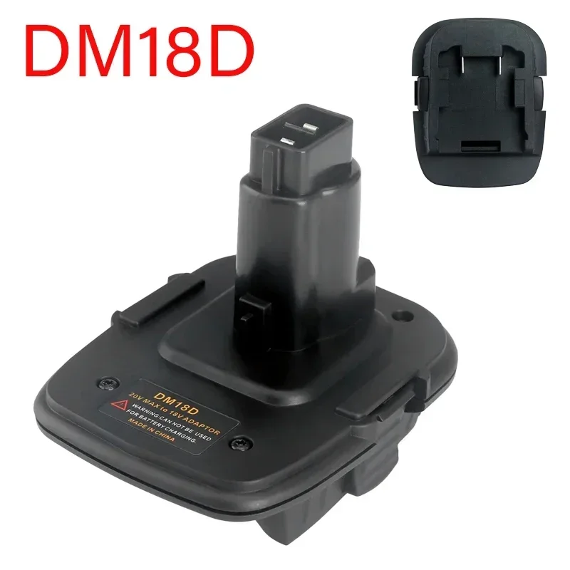 

DM18D 20V Battery Adapter with USB for Milwaukee for Dewalt 18V/20V Lithium Battery DCB205 Convert NiCad & NiMh Battery Tools