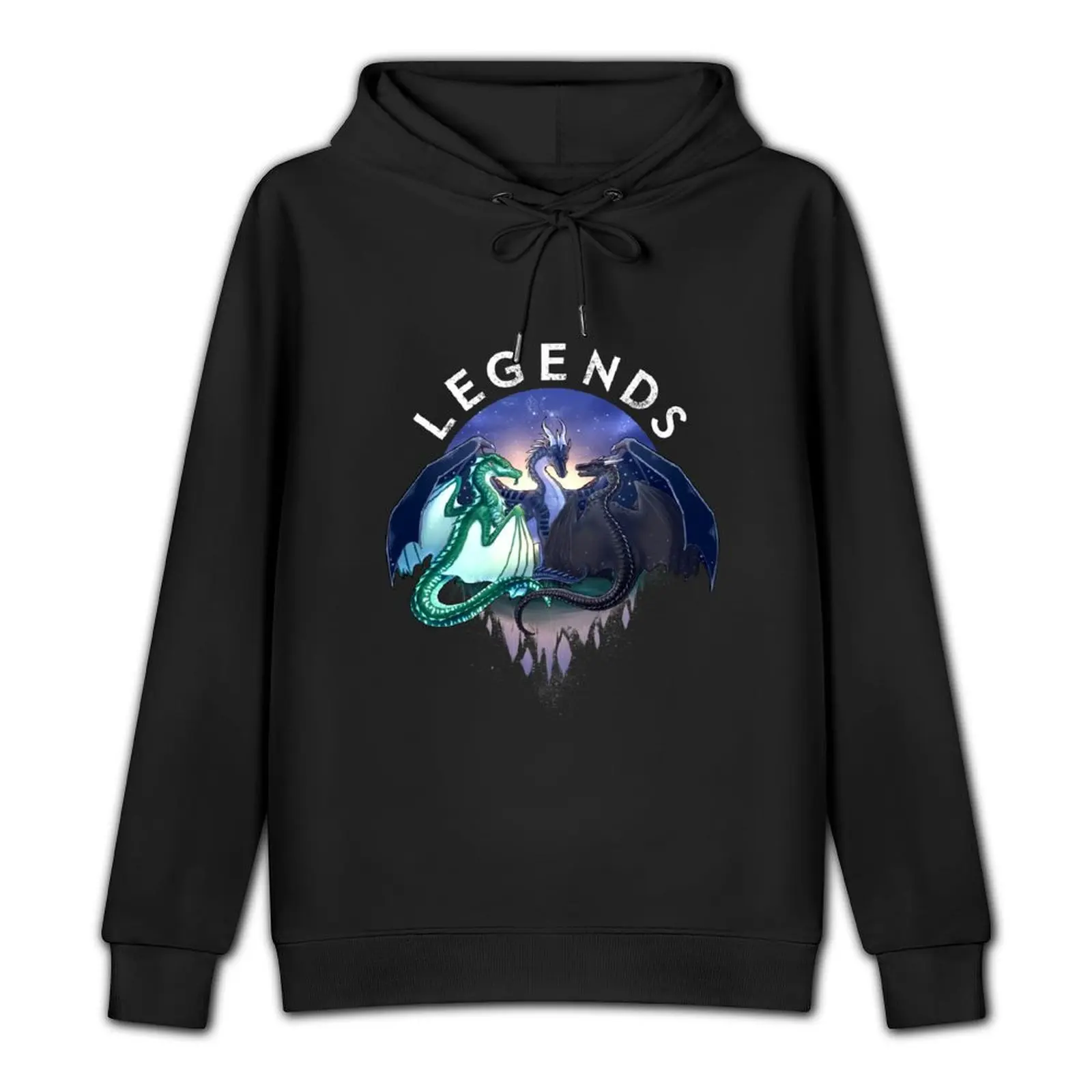 Wings of Fire - Legends - Fathom, Darkstalker, Clearsight Pullover Hoodie autumn jacket men men's clothes pullover