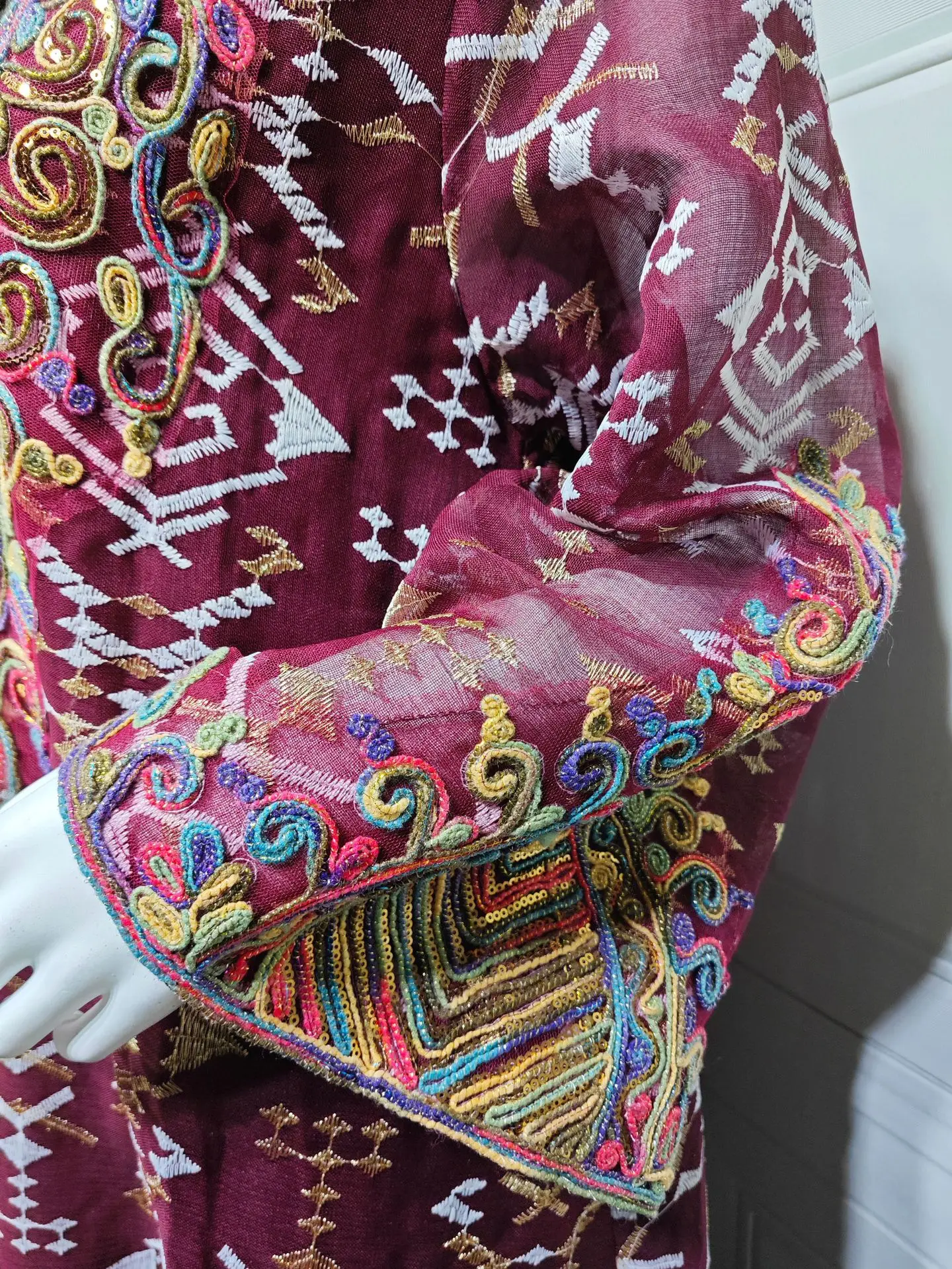 

Мусульманское Дубай, Турция, женское элегантное роскошное вечернее платье с вышивкой, Джалабия, свободный халат с длинными рукавами, исламская праздничная одежда 2025