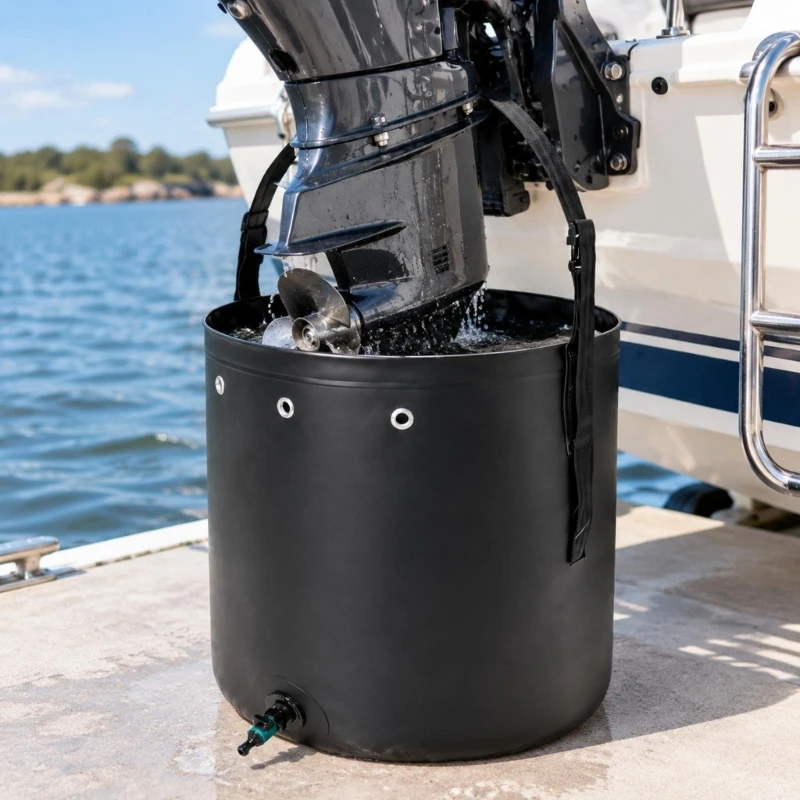  Engine Flushing Bag with Metal Eyelets and Top Securing Strap