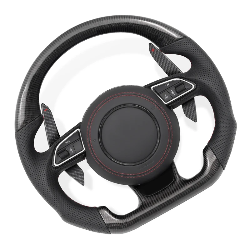 

Upgrade Car Steering Wheel for Audi R8 TT A3 A4 A5 A1 A6 A7 A8 RS3 RS4 RS5 S3 S4 S5 RS6 RS7 Carbon Fiber Steering Wheel Assembly