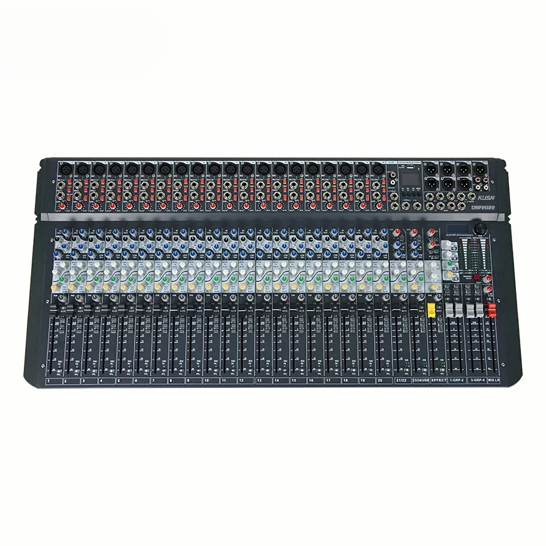 

24 Channel Digital Mixer DSP Professional Powered Audio Mixing Soundcraft Sound Power Console Mixer With Bluetooth USB