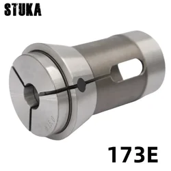 DIN6343 F48 173E Collet MIYANO CNC torna ön itme bahar çelik yüksek hassasiyetli Chuck yuvarlak delik