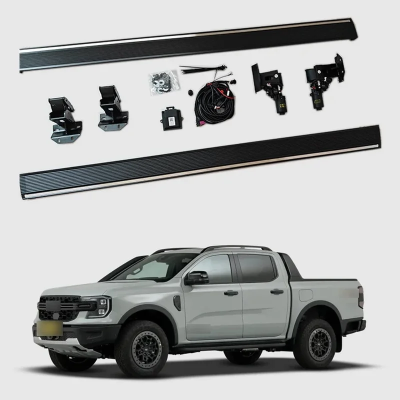 High Quality Black Powder Coated Custom Automatic Power Steps Electric Running Boards Side Steps Pedals Fit Ranger