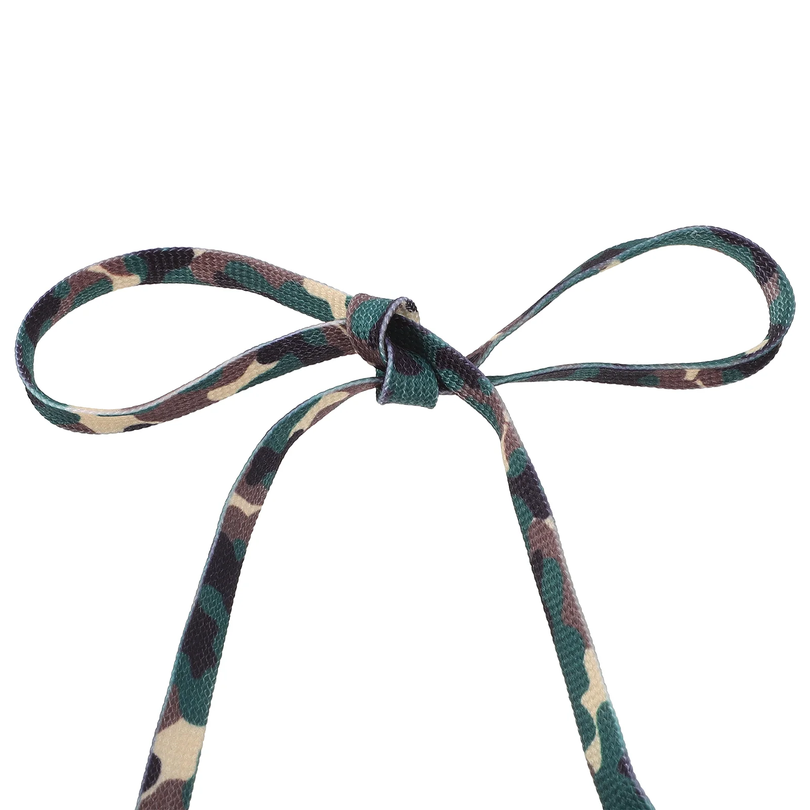 3 Pairs Men's and Women's Camouflage Shoelaces Polyester Printing Unisex Chic Shoestring