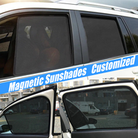 4PCs Magnetic Side Window Sunshades For Dongfeng DFSK Fengon Glory 580 2016 - 2021 Door Car Window Curtain Mesh Auto Accessories