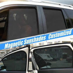 4PCs Magnetic Side Window Sunshades for Geely Okavango Haoyue VX11 Proton X90 2020 ~ 2023 Window Curtain Mesh Auto Accessories