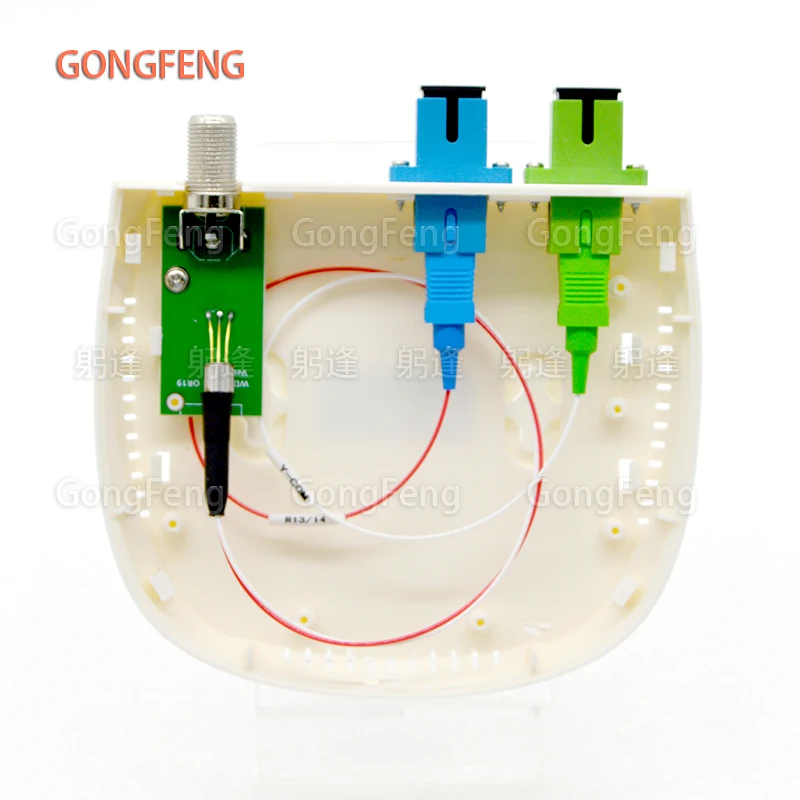 Imagem -06 - Ftth Catv Receptor Óptico Passivo Wdm Conversor Fotoelétrico Polegada rf Nível de Saída 60dbuv para Pon Especial Atacado