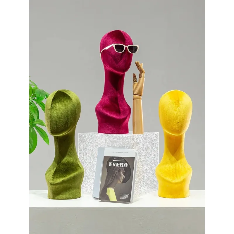 Hat Display Stand Wig Head Mould Foam Scarf Accessories Holder Men's Hat Support Mannequin Dummy Model Head