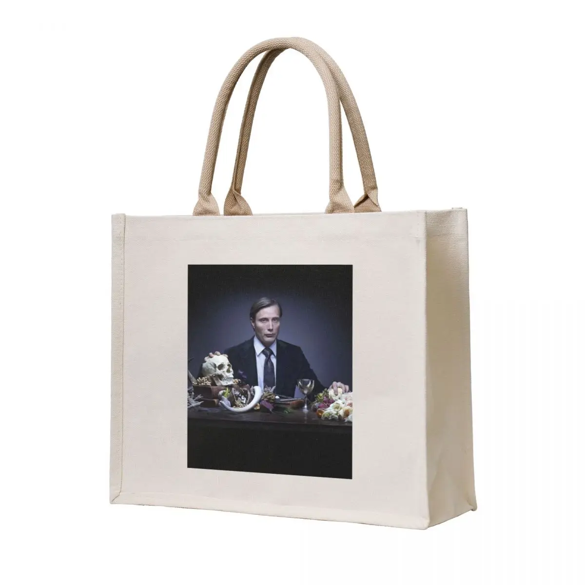 Mads Mikkelsen hannibal Tote Bag cute pouch bag custom tote bag Shopper Women's handbag