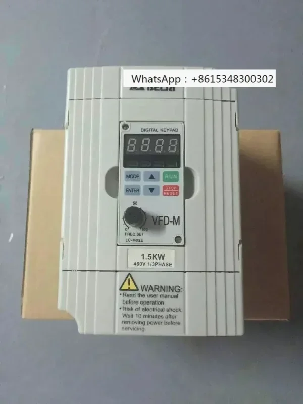 New   inverter VFD015M43B 1.5KW Three phase frequency converter