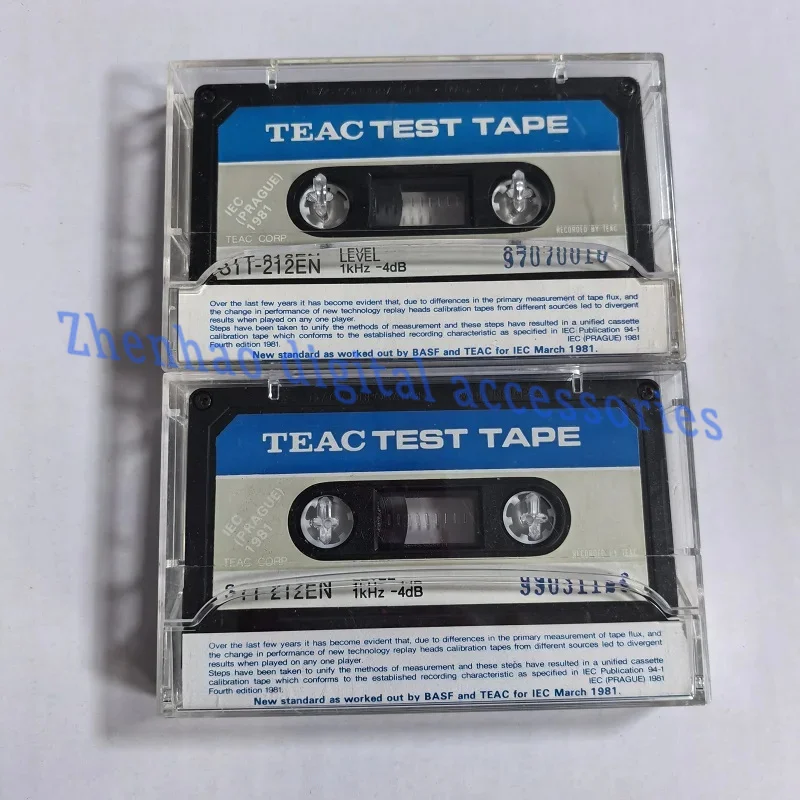 For TEAC TEST TAPE STT-212EN 1kHz-4dB LEVEL ADJUSTMENT ，Recorder reference level