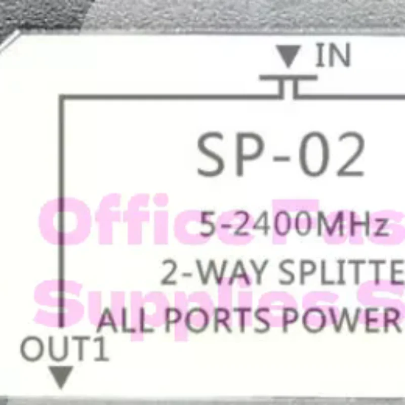 Digital 2 Way Coaxial Cable Splitter 5-2400MHz RG6 Compatible Work With Analog/Digital TV Connections And Internet