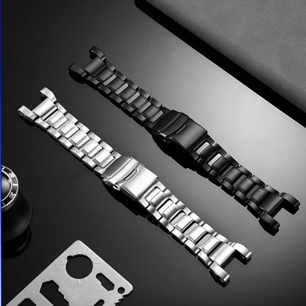 

Stainless Steel Metal Strap For GW-9500 9501 Watch Solid metal Band Watchband Modified steel strap accessories