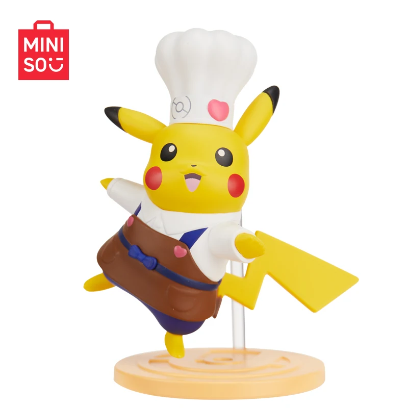 MINISO Pokemon Great Gathering Series Pikachu E-Suit Figures Blind Box Ornament Gift