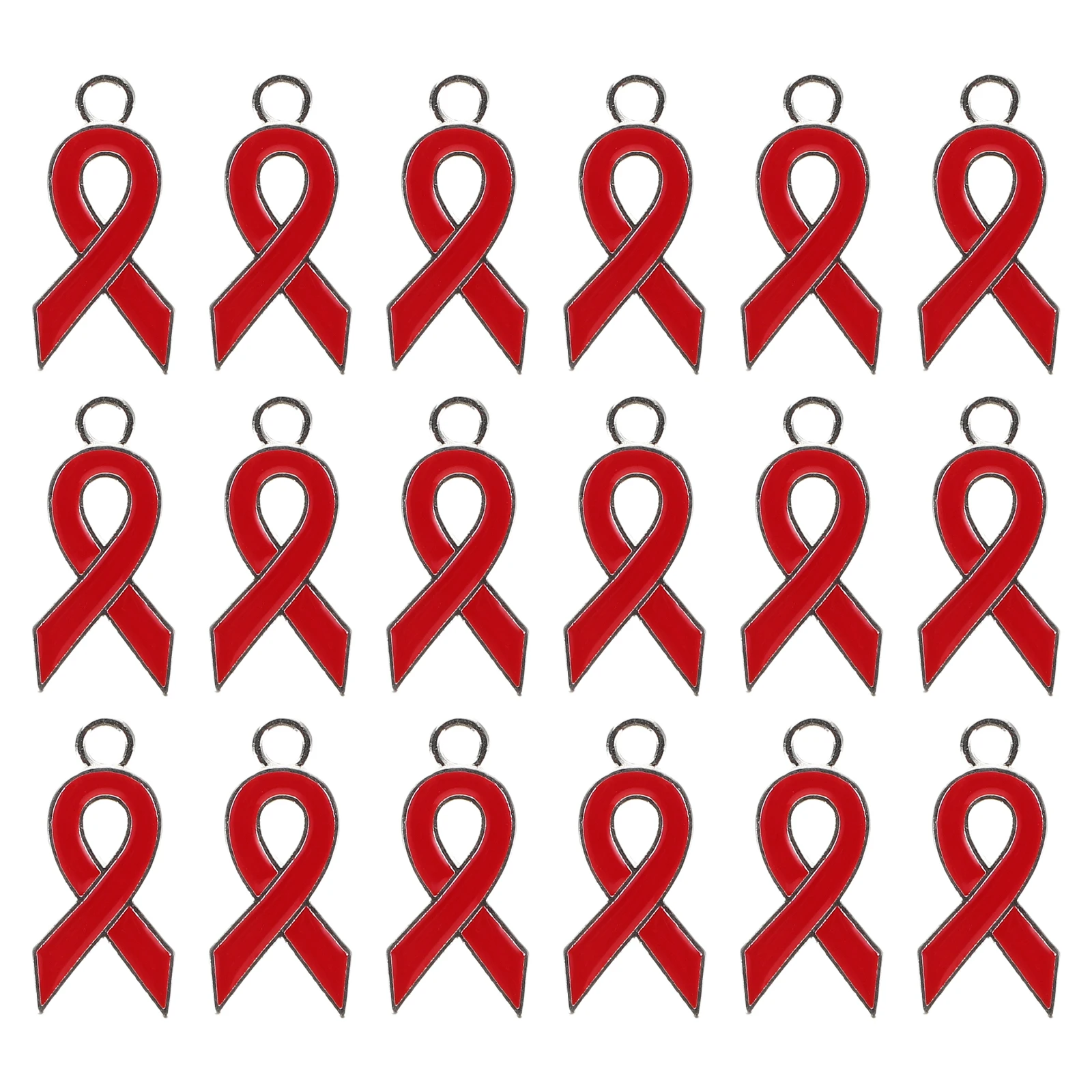 20 Pcs Orange Color Ribbon DIY Pendant Jewelry Making Accessories Women Birthday Accessory