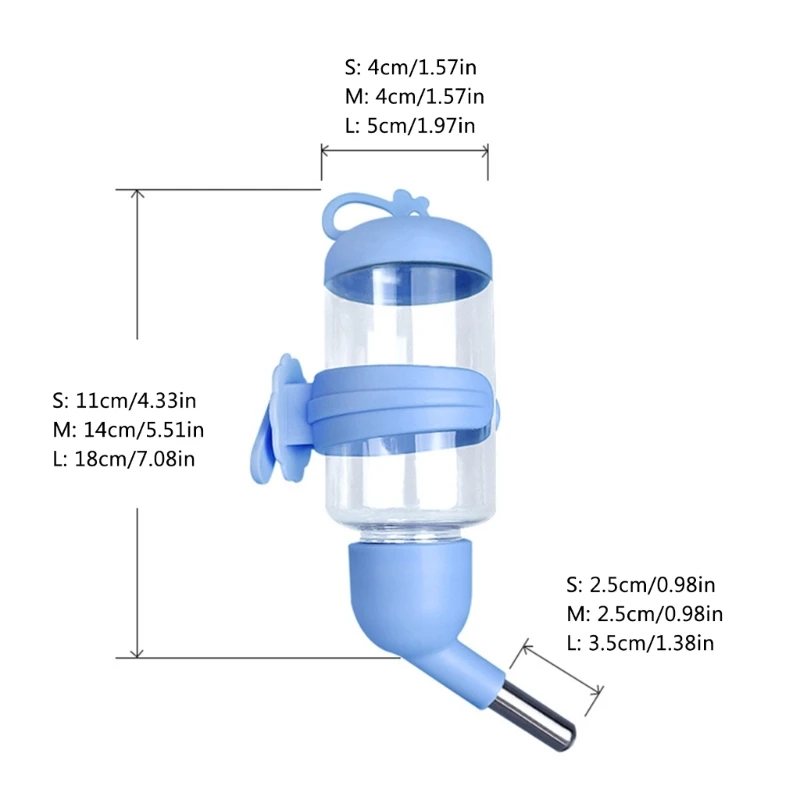 C63B Automatic Water Drinking Bowl for Hamster Pet Water Dispenser Pet Fountains