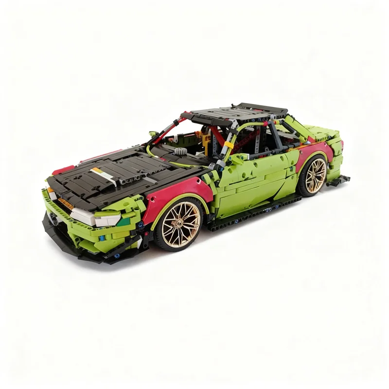 2186pcs MOC Nissan S13 Origin Labo Technical Competition Model Building Blocks Toys Architecture Christmas Gift Brick Kids DIY