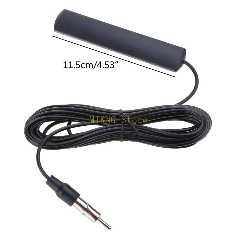 ANT-309 CAR FM RADIO HIDDENアンテナパッチ信号ブースター5メートル長さの電子ステレオアンプフロントガラス空中ベストセール