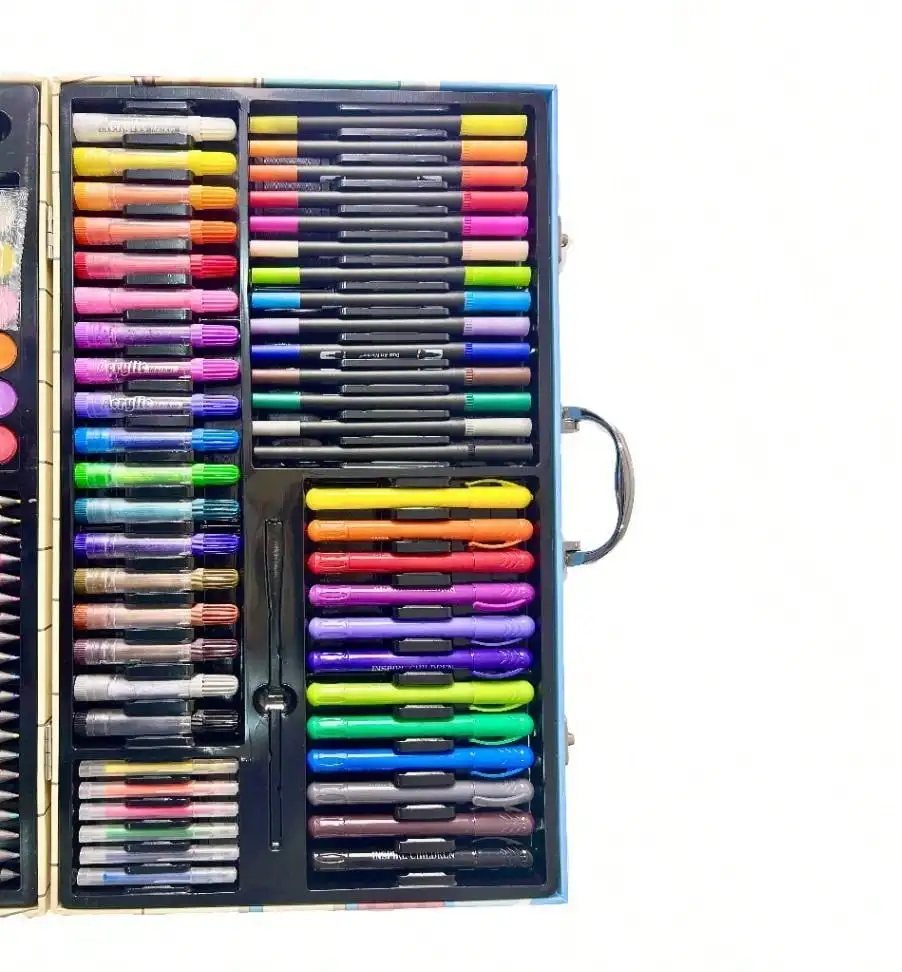 مجموعة فنية فاخرة بألوان مائية - ألوان نابضة بالحياة، وسادات رسم/كتاب تلوين، للمبتدئين والفنانين، واللوازم المدرسية