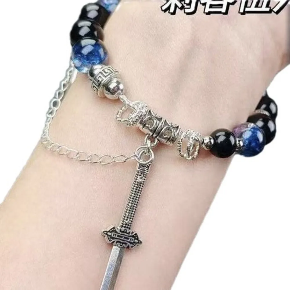 Anime Assassin Wu Liuqi Bracelet Surrounding Qing Feng Fashion Bead String Design Friends Couples Birthday Gifts Accessories