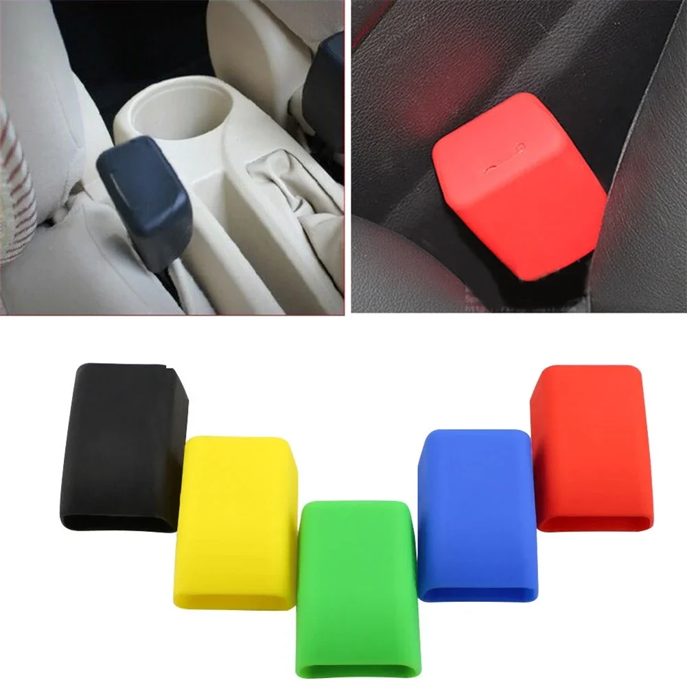 

Hot New Practical Useful High Quality Seat Belt Buckle Cover Case 1 Pcs Car Dust Prevention Automobiles Interior