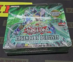 Yugioh KONAMI Duel Monsters TCG Legendary Duelists Synchro Storm LED8 English 1st Edition Collection Sealed Booster Box