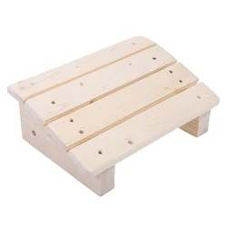 Reposapiés debajo del escritorio, taburete de madera para enfermería, escritorio inclinado, reposapiés para Sauna, reposapiés, reposapiés, taburete pequeño de madera