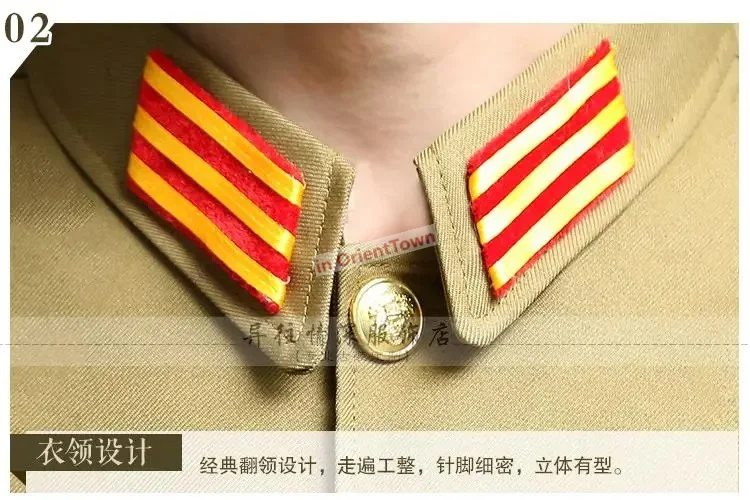 De Japanse keizerlijke officier Da Zuo's kleding 2e Wereldoorlog Militaire Uniform Japan Anti Japanse soldaten toneelkostuums